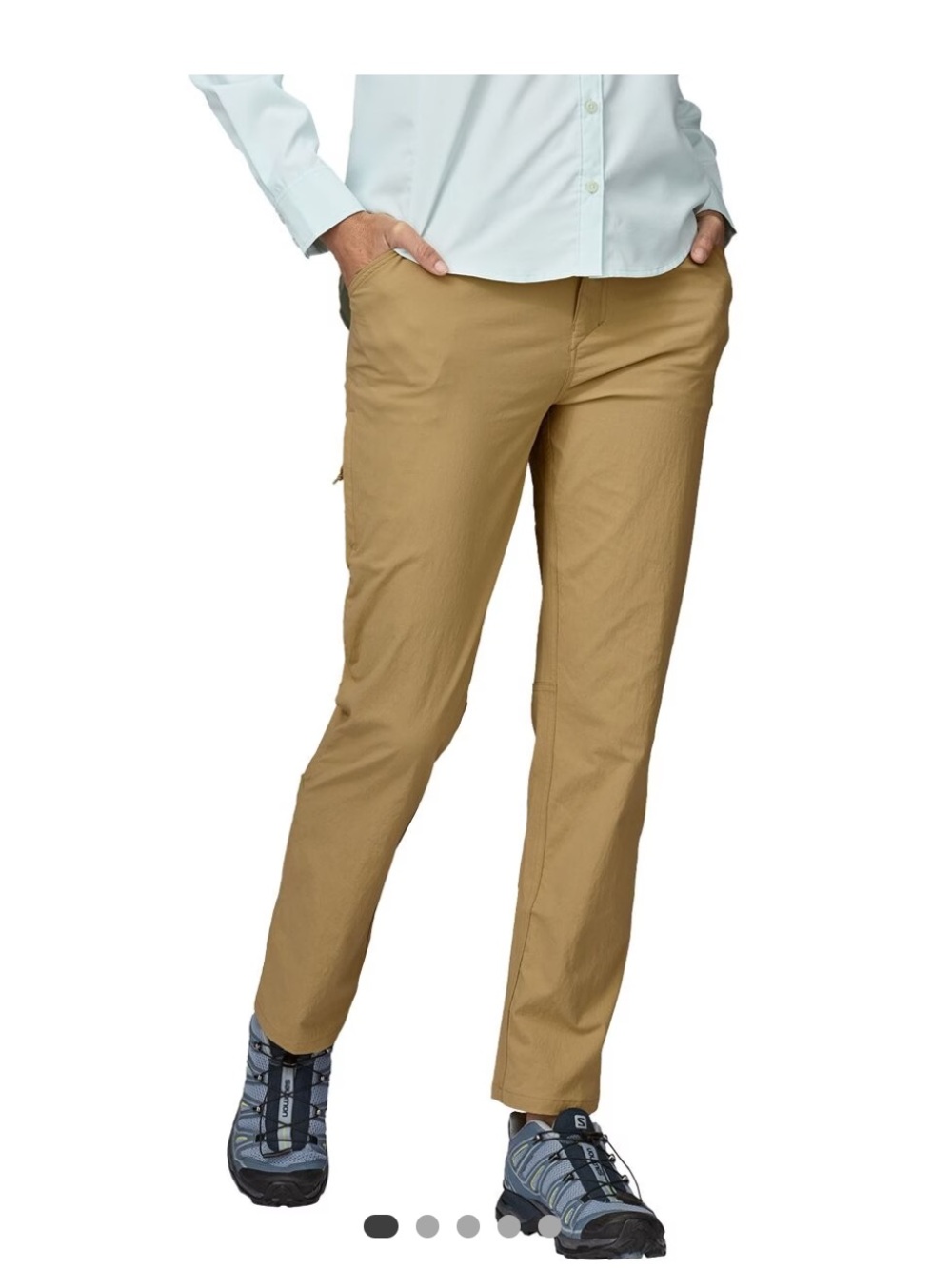 Patagonia Quandary outdoor hiking Pants size 14 tan